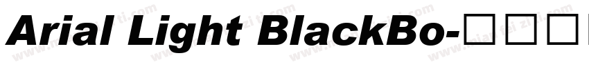 Arial Light BlackBo字体转换